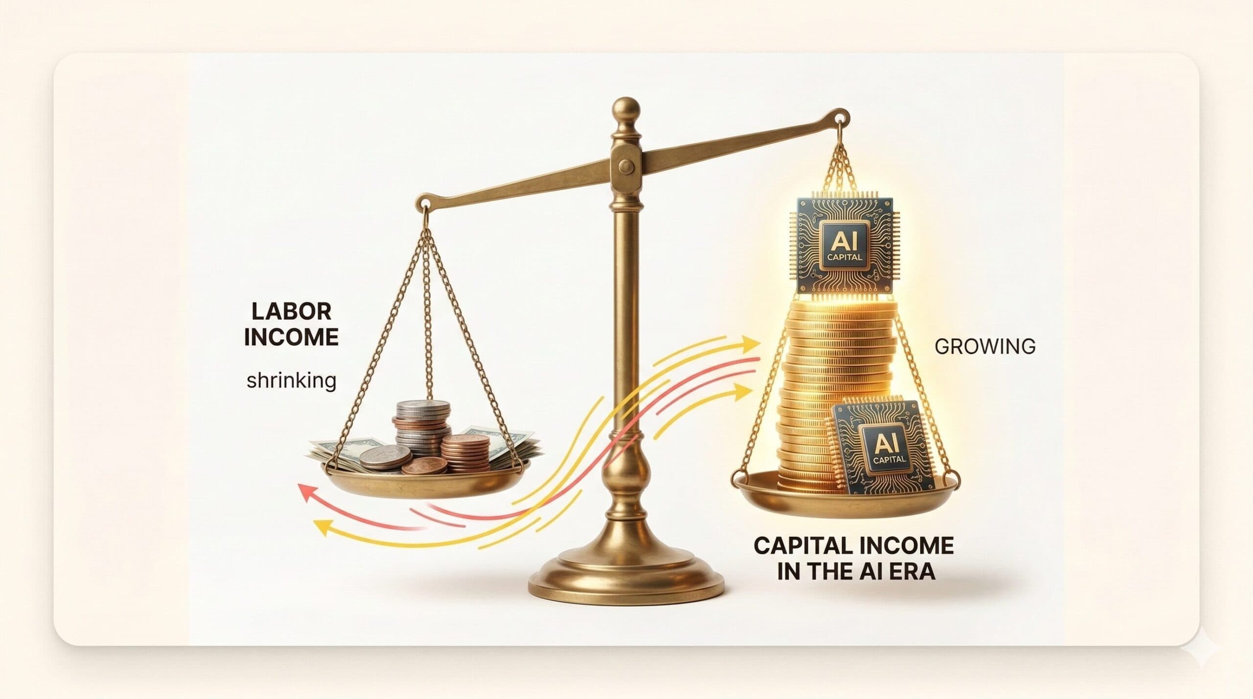 미국 노동소득 비중 53.8% 역대 최저 – AI 시대 자본소득 전략이 답인가?