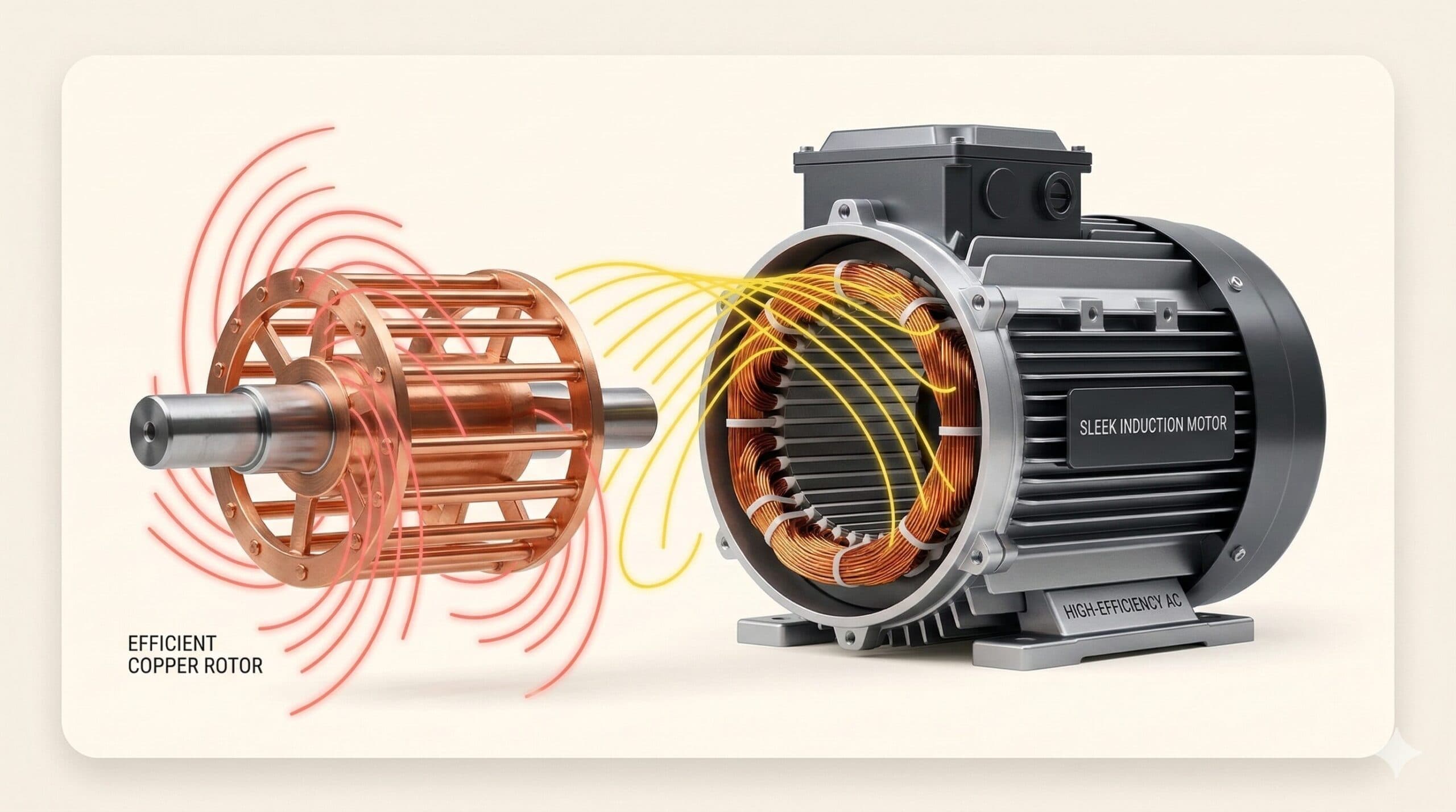 희토류 없는 전기차 모터: 테슬라·현대차가 구리 로터 인덕션 모터에 베팅하는 이유