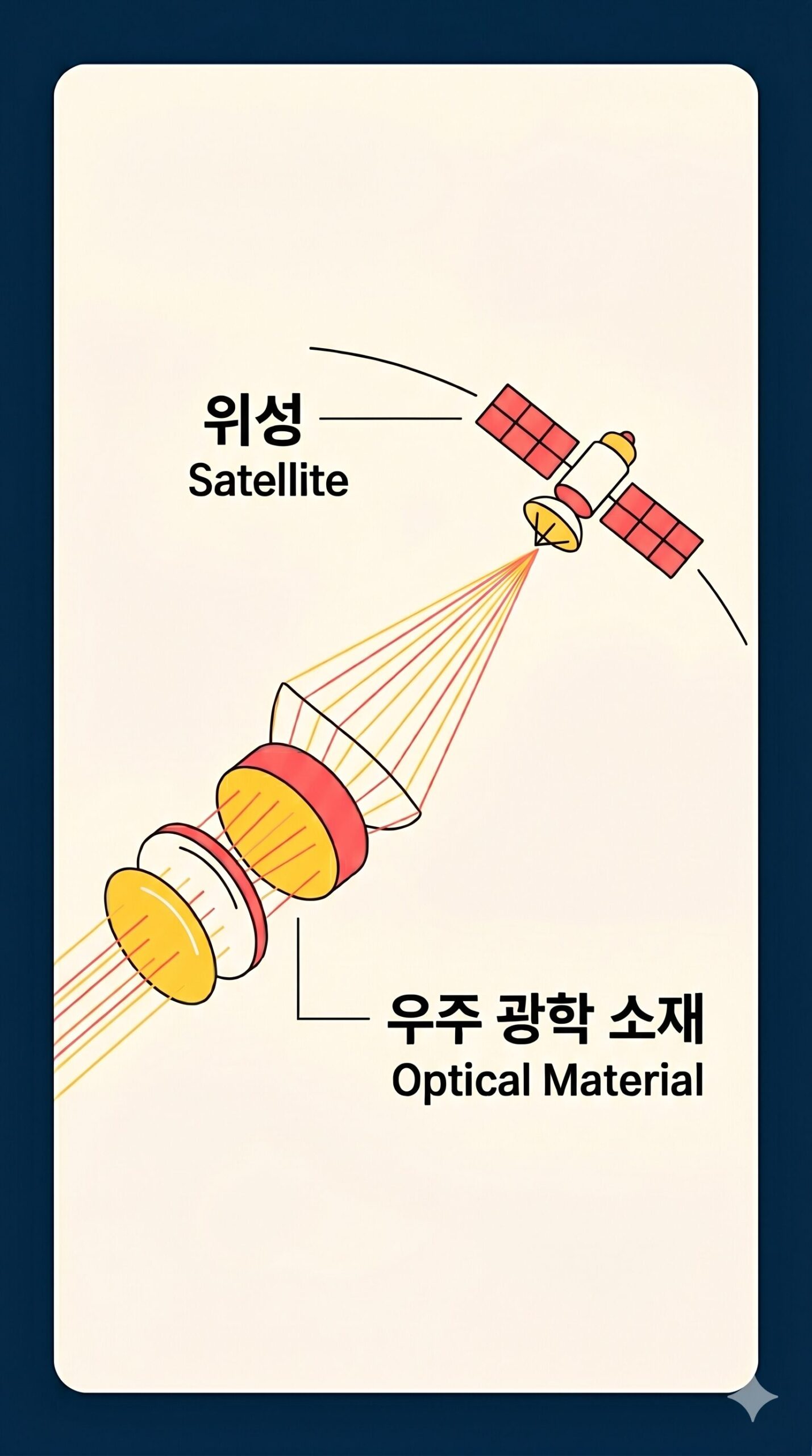 우주 광학 소재가 위성 제작비에서 차지하는 비중과 중요성 분석