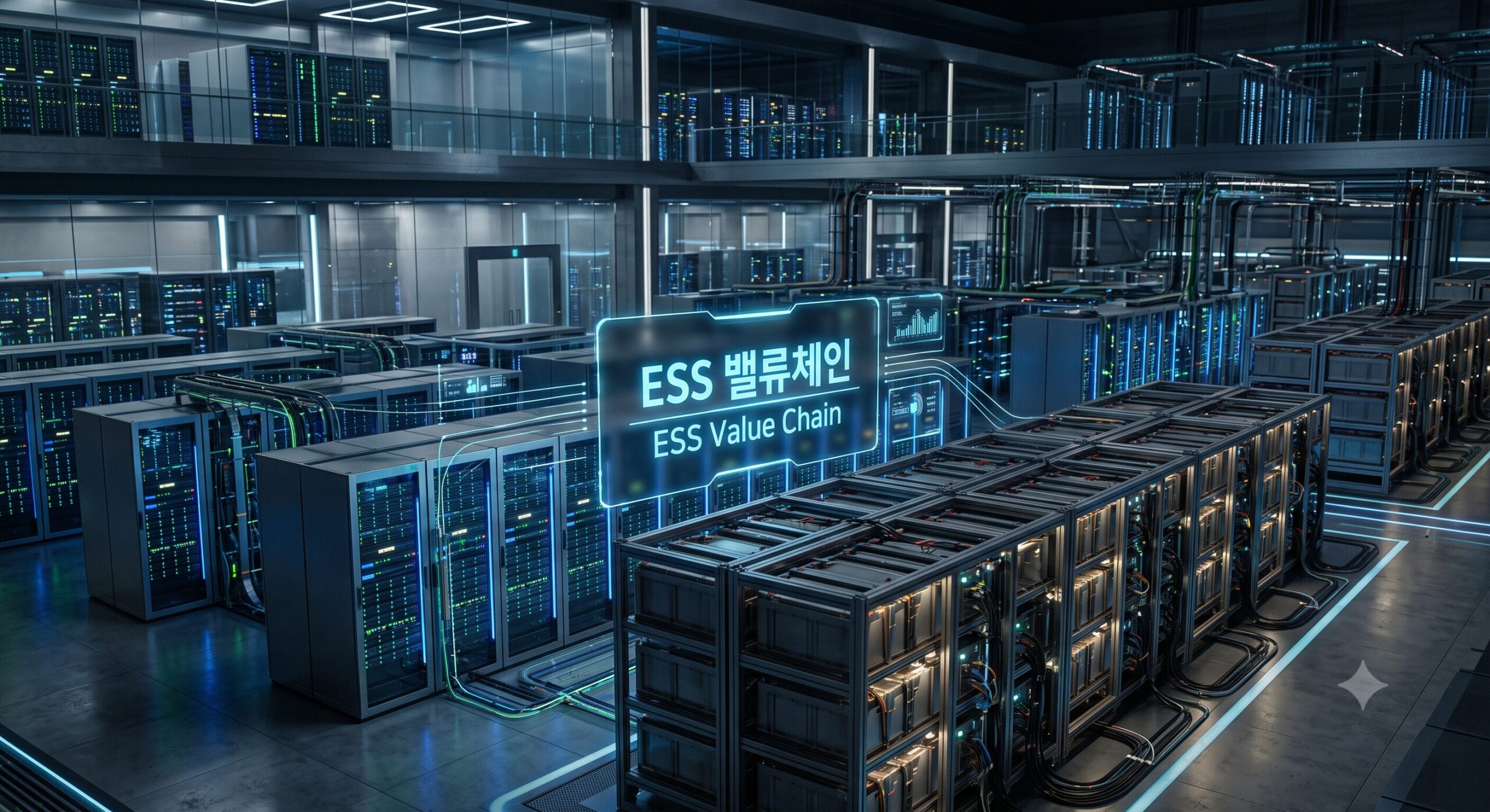 2026년 ESS 관련주 및 AI 데이터센터 밸류체인 실사 - 전력망 완충 구조