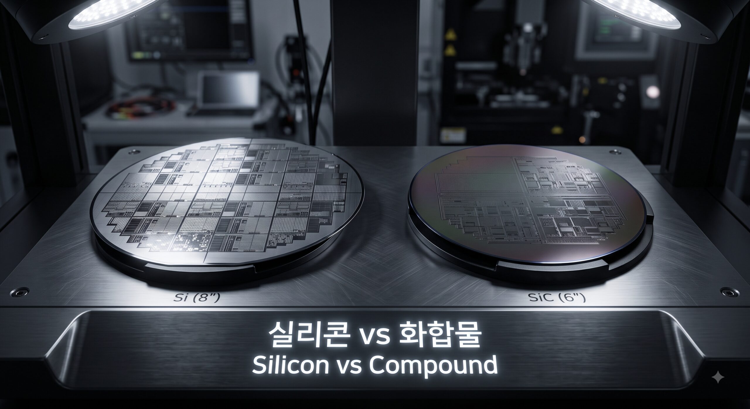 실리콘 대 화합물 전력반도체 기술 비교 실사 - 밴드갭 및 효율 분석